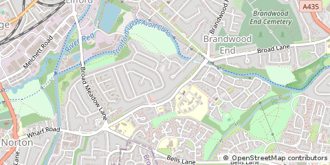 Map of Birmingham