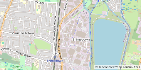 Map of Enfield