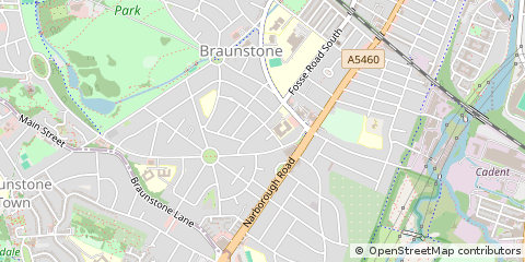 Map of Leicester