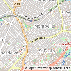 Map of Bristol, Somerset