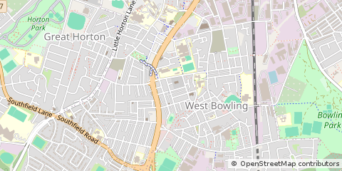 Map of West Yorkshire