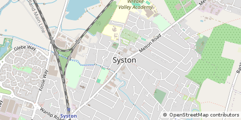 Map of Leicester, Leicestershire