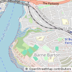 Map of Plymouth, Devon