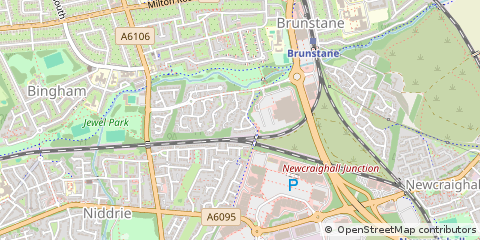 Map of Edinburgh, Midlothian