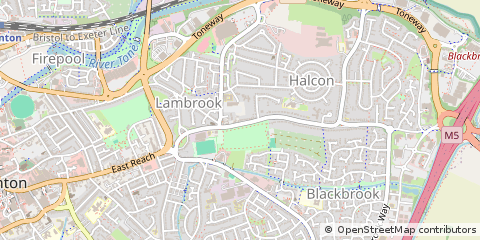 Map of Taunton