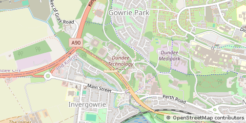 Map of Dundee