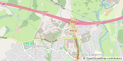 Map of Cardiff