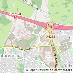 Map of Cardiff