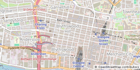 Map of Glasgow