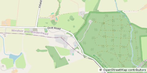 Map of Windsor, Berks