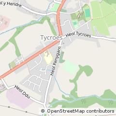 Map of Ammanford, Carmarthenshire