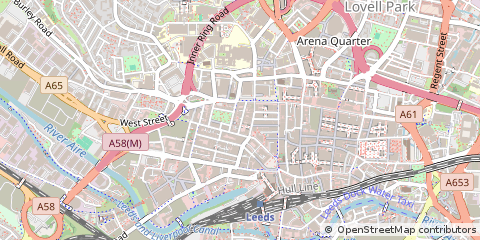 Map of Leeds
