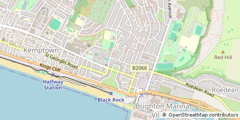 Map of Brighton, East Sussex