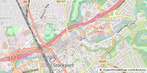 Map of Stockport