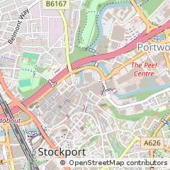 Map of Stockport
