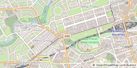 Map of Edinburgh