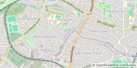 Map of Glasgow, G43 2AH