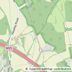 Map of Epsom, Surrey