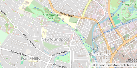Map of Leicester