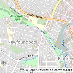Map of Leicester