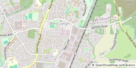 Map of Havant, Hampshire