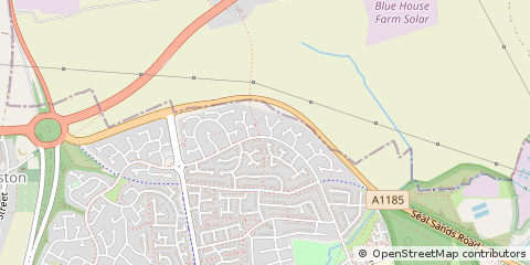 Map of Billingham, Cleveland