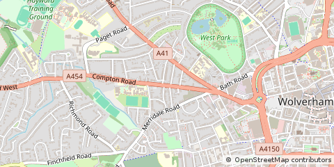 Map of Wolverhampton