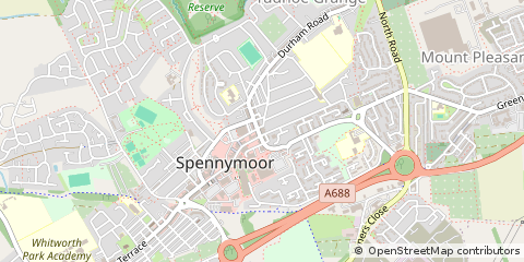 Map of Spennymoor