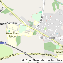 Map of Tonbridge, Buckinghamshire