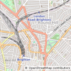 Map of Brighton, East Sussex
