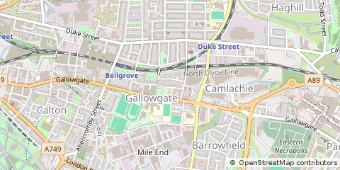 Map of Glasgow