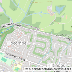 Map of Eastleigh, Hampshire