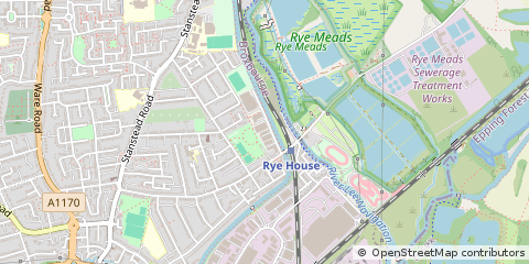 Map of Hoddesdon