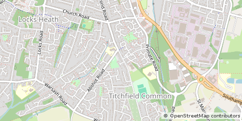 Map of Fareham