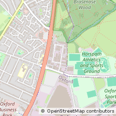 Map of Cowley Oxford, Oxon
