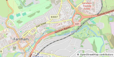 Map of Farnham