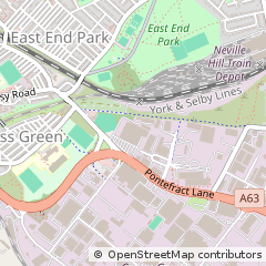 Map of Leeds, West Yorkshire