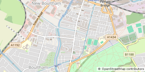 Map of Lincoln