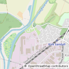 Map of Doncaster