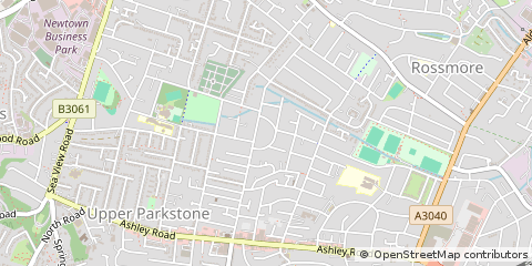 Map of Poole, Dorset