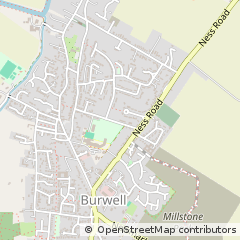 Map of Burwell, Cambridgeshire