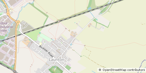 Map of Bicester, Oxfordshire