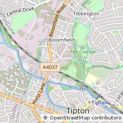 Map of Tipton, West Midlands