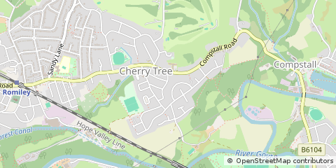 Map of Stockport
