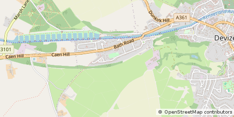 Map of Devizes, Wiltshire