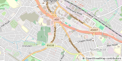 Map of Stoke-on-Trent