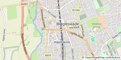 Map of Bedfordshire