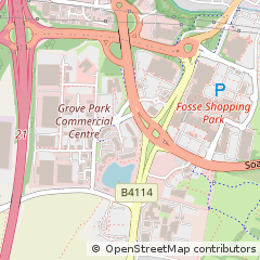 Map of Leicester
