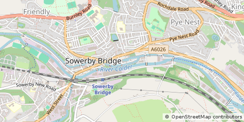 Map of West Yorkshire
