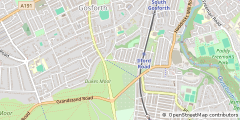 Map of Tyne and Wear